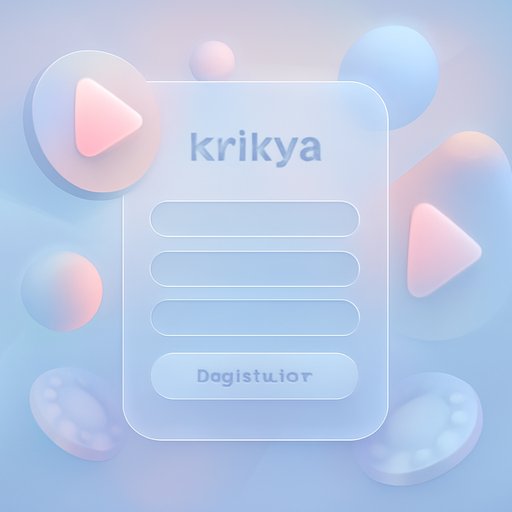 krikya রেজিস্ট্রেশন ফর্ম